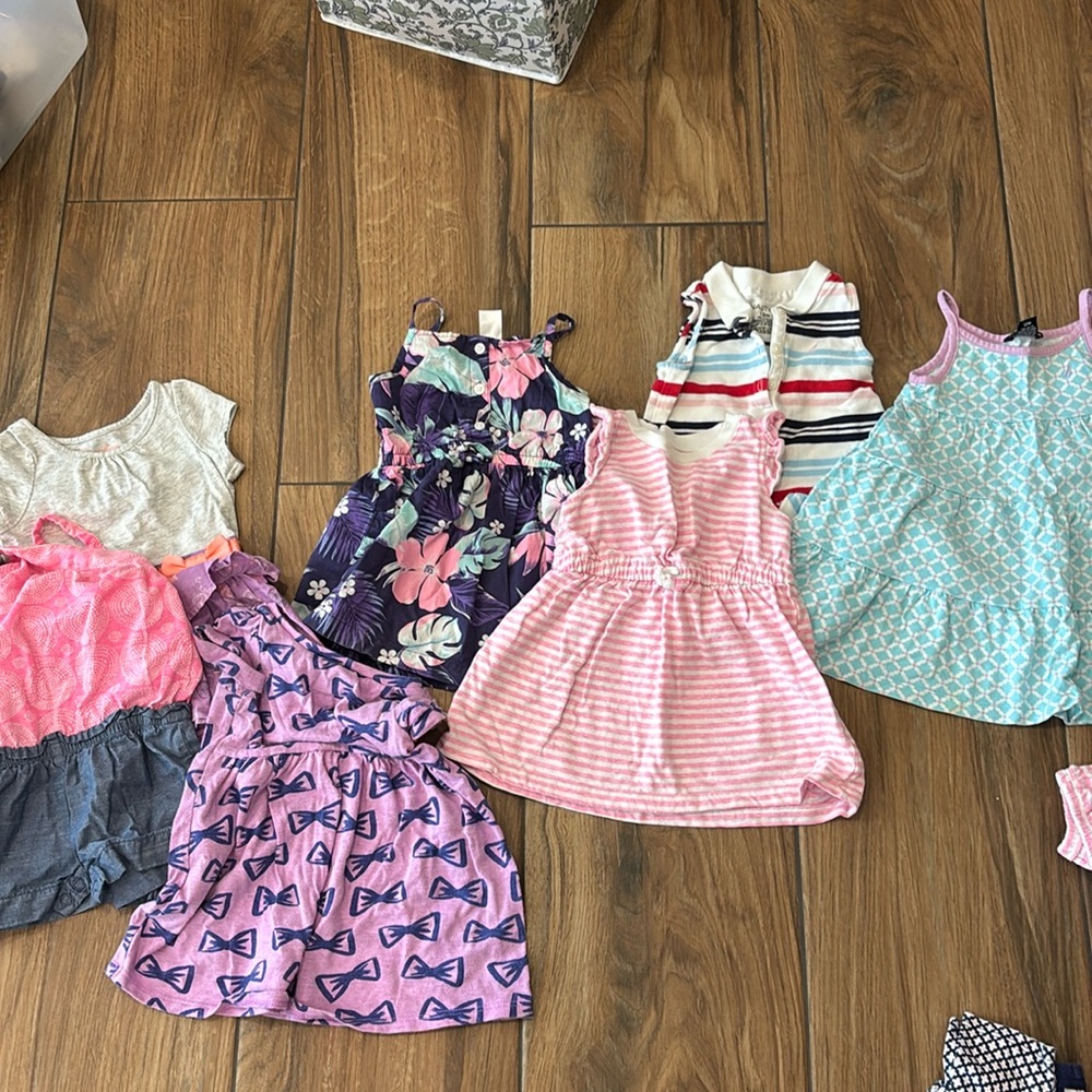 Big bundle of baby girl dresses